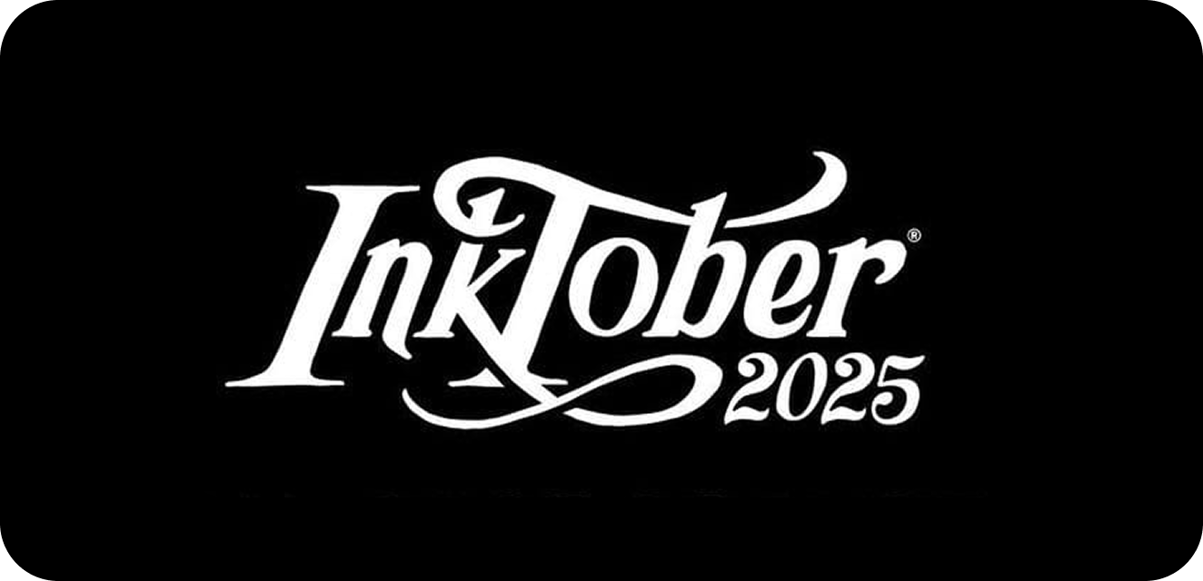 Inktober 2025 title artwork